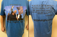 Load image into Gallery viewer, FIGHT, FIGHT, FIGHT (S, M, L, XL, 2XL, 3XL, in Blue or Red)